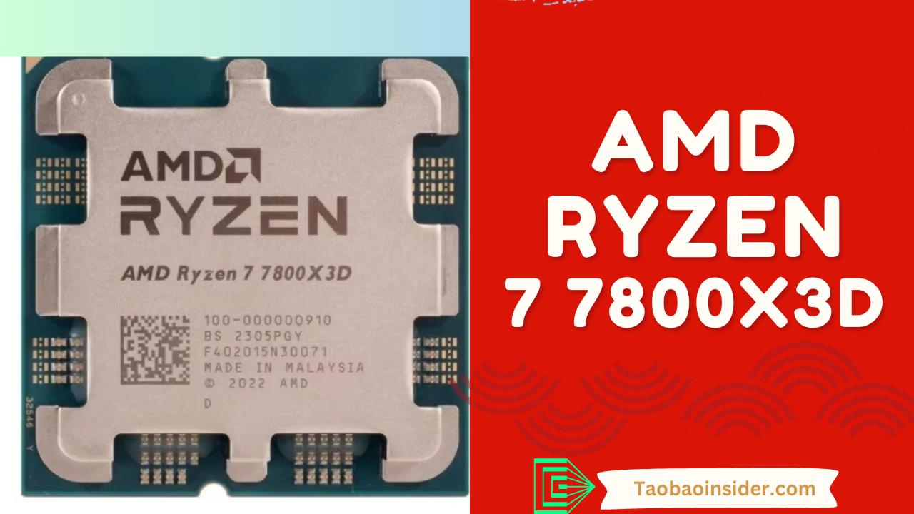 Ryzen 7 7800X3D Processador AMD por 2276 reais