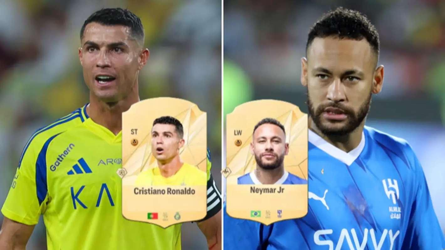 As ratings de Cristiano Ronaldo e Neymar no EA FC 25